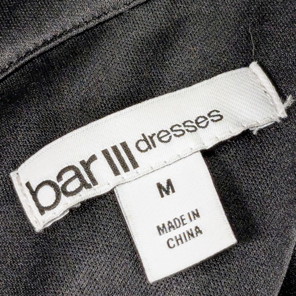 NWT BAR III SEQUINED SQUARE NECK COCKTAIL AND PARTY DRESS - M - Picture 8 of 11